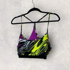 Fabletics Multicolor Strappy Bra